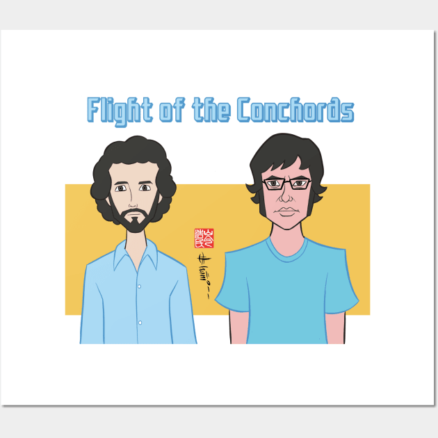 Flight of the Conchords Wall Art by howardshum